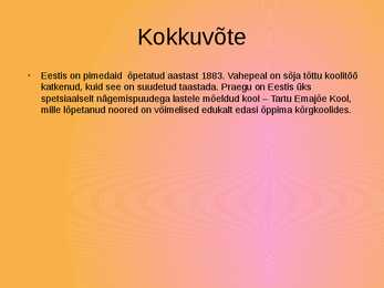 Eesti pimedate õpetamise ajalugu #11
