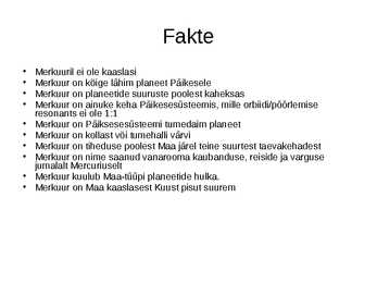 Merkuuri atmosfäär-ehitus-uurimislugu #5