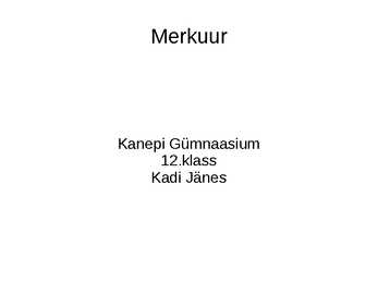 Merkuuri atmosfäär-ehitus-uurimislugu