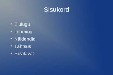 Juhan Sütiste elulugu ja looming #2