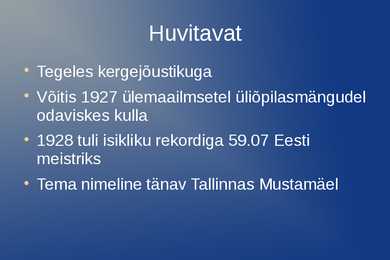 Juhan Sütiste elulugu ja looming #11