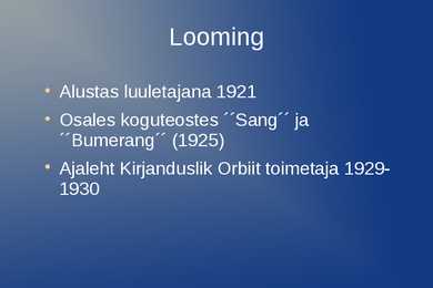Juhan Sütiste elulugu ja looming #7