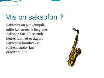 Saksofon #2
