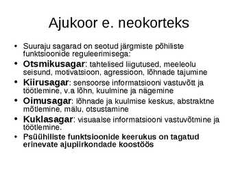 Aju närvissteem #26