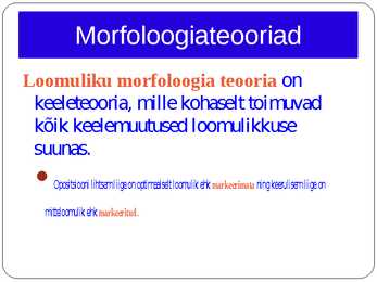 Morfoloogia ja vormiõpetus #102