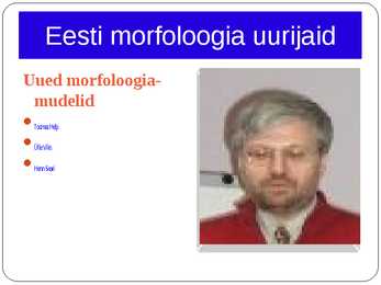 Morfoloogia ja vormiõpetus #112