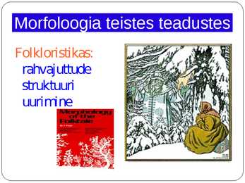 Morfoloogia ja vormiõpetus #5