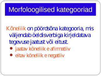 Morfoloogia ja vormiõpetus #64