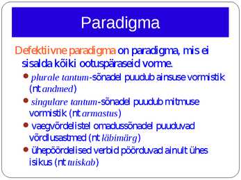 Morfoloogia ja vormiõpetus #72