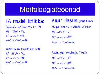 Morfoloogia ja vormiõpetus #90