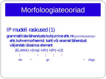 Morfoloogia ja vormiõpetus #93