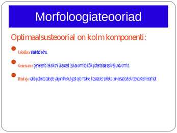 Morfoloogia ja vormiõpetus #99