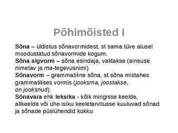 Semantika ja leksikoloogia #13