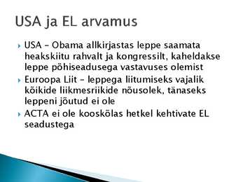 ACTA teemaline presentatsioon #6