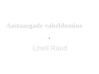 Aastaaegade vaheldumine