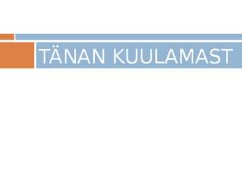 Tuntumad alkoholid ja eetrid #15
