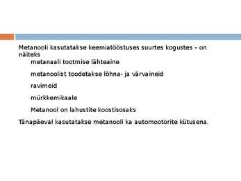 Tuntumad alkoholid ja eetrid #6