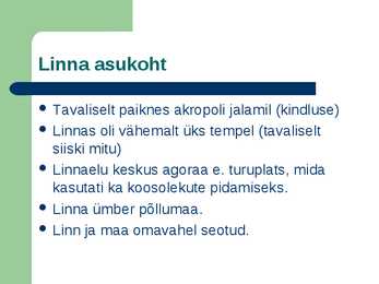Kreeka linnriigid #3