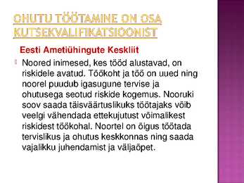 Ehitusvaldkonna õppuritele haigused ja nende vältimine ehitustööstuses- #2