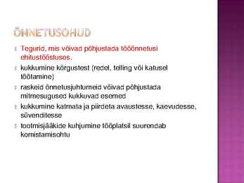 Ehitusvaldkonna õppuritele haigused ja nende vältimine ehitustööstuses- #3