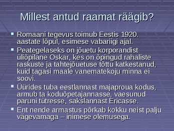 Ma armastasin sakslast #2