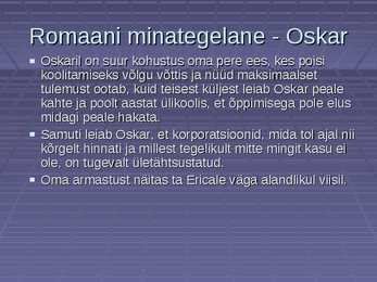 Ma armastasin sakslast #3