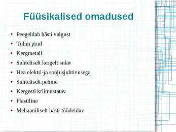 Keemia esitlus alumiiniumist #4