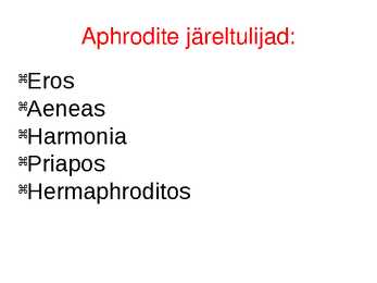 Aphrodite #6