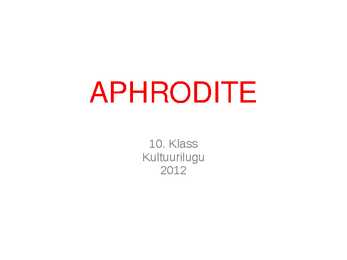 Aphrodite