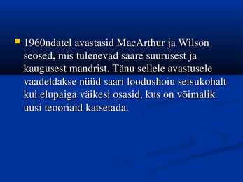 Selgroogsete arvukuse seaduspärasused saartel #4