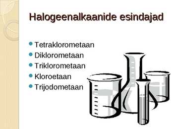 Halogeenalkaanid #6