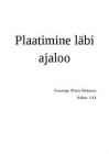 Plaatimine läbi ajaloo