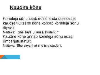 Kaudne kõne #2
