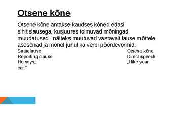 Kaudne kõne #3