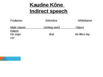 Kaudne kõne #4