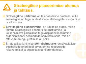 2-loeng-Strateegiline planeerimine #3