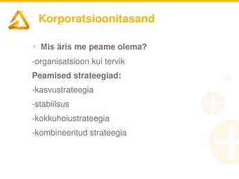 2-loeng-Strateegiline planeerimine #8