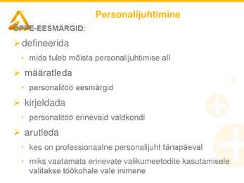 4-loeng-Personalijuhtimine #2