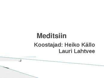 Meditsiin
