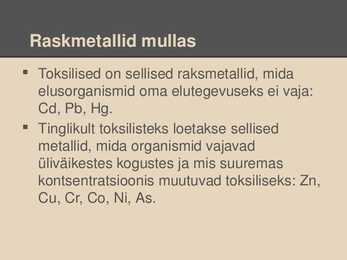 Mullastike hävinemine ja kaitse #15