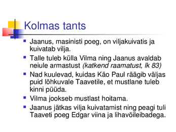 Tants aurukatla ümber #7