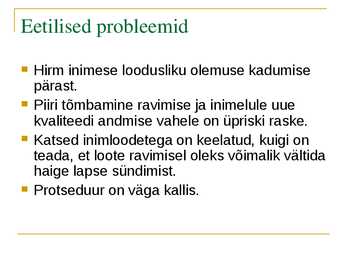 Geeniteraapia #8