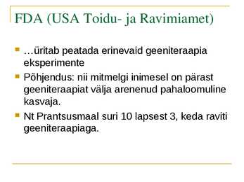 Geeniteraapia #9