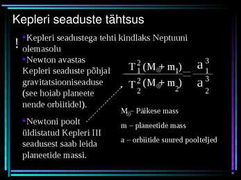 Planeetide liikumine #7