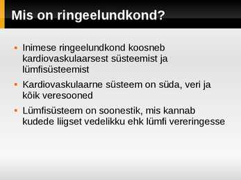 Ringeelundkond #2