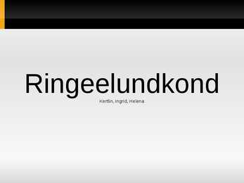 Ringeelundkond