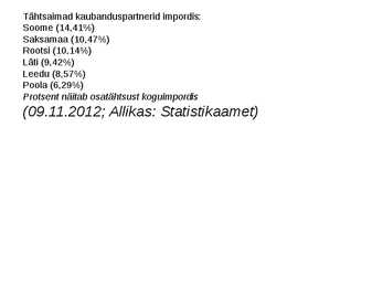 Välismajandus-eksport-import #9