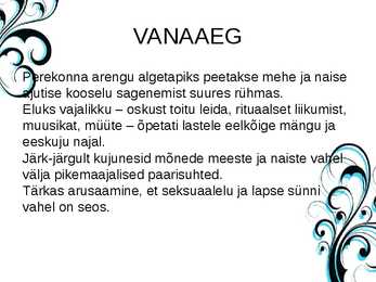 Perekonna ajalugu #3