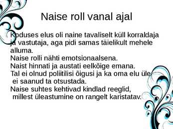 Perekonna ajalugu #5