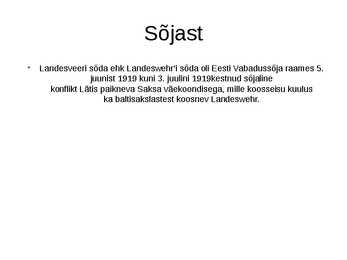 Vabadusõda - Landeswehr i sõda #2